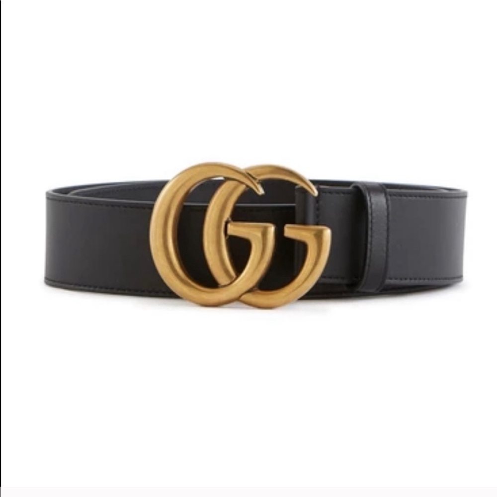 Gucci GG Marmont wide belt authentic